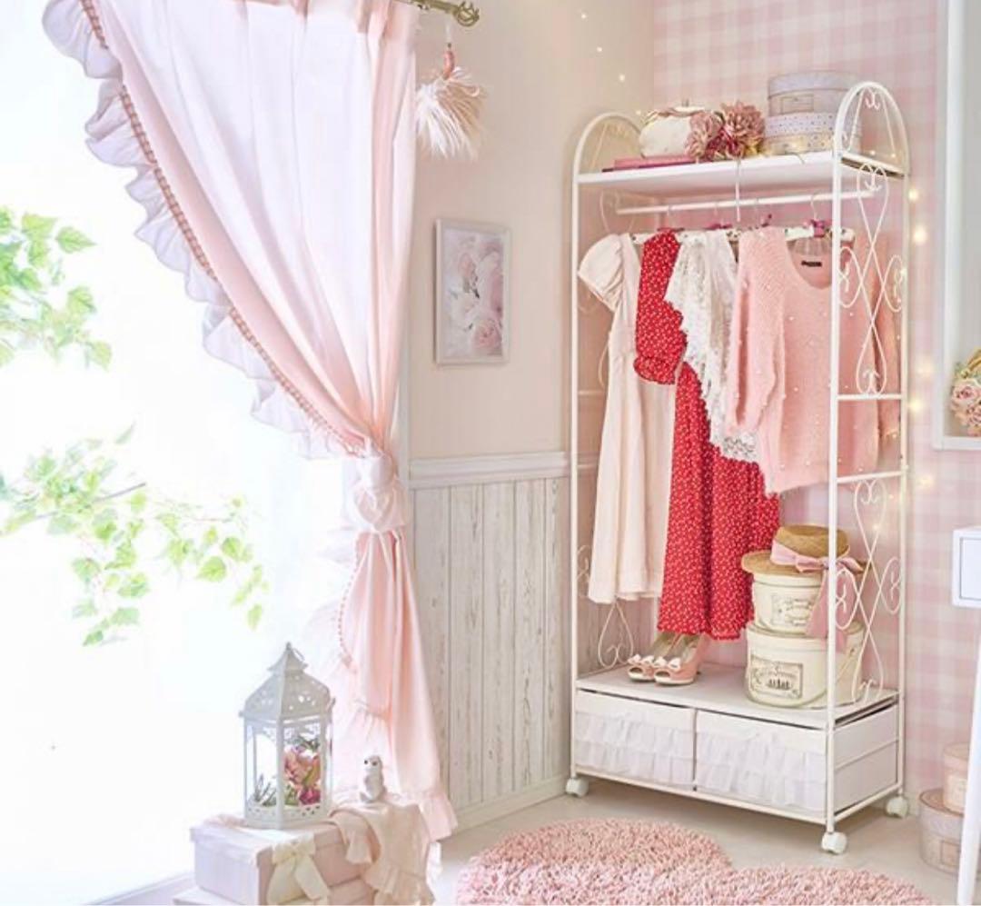 ★本日限定☆最終価格★未使用に近い♡ロマプリ♡フリルレースカーテン