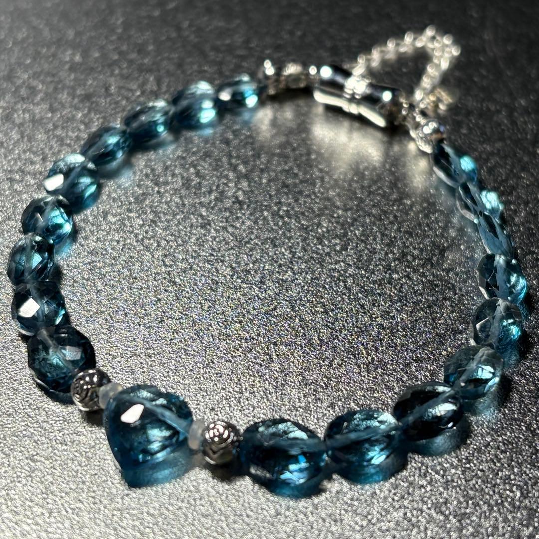 極上　ロンドンブルートパーズ　ブレスレット