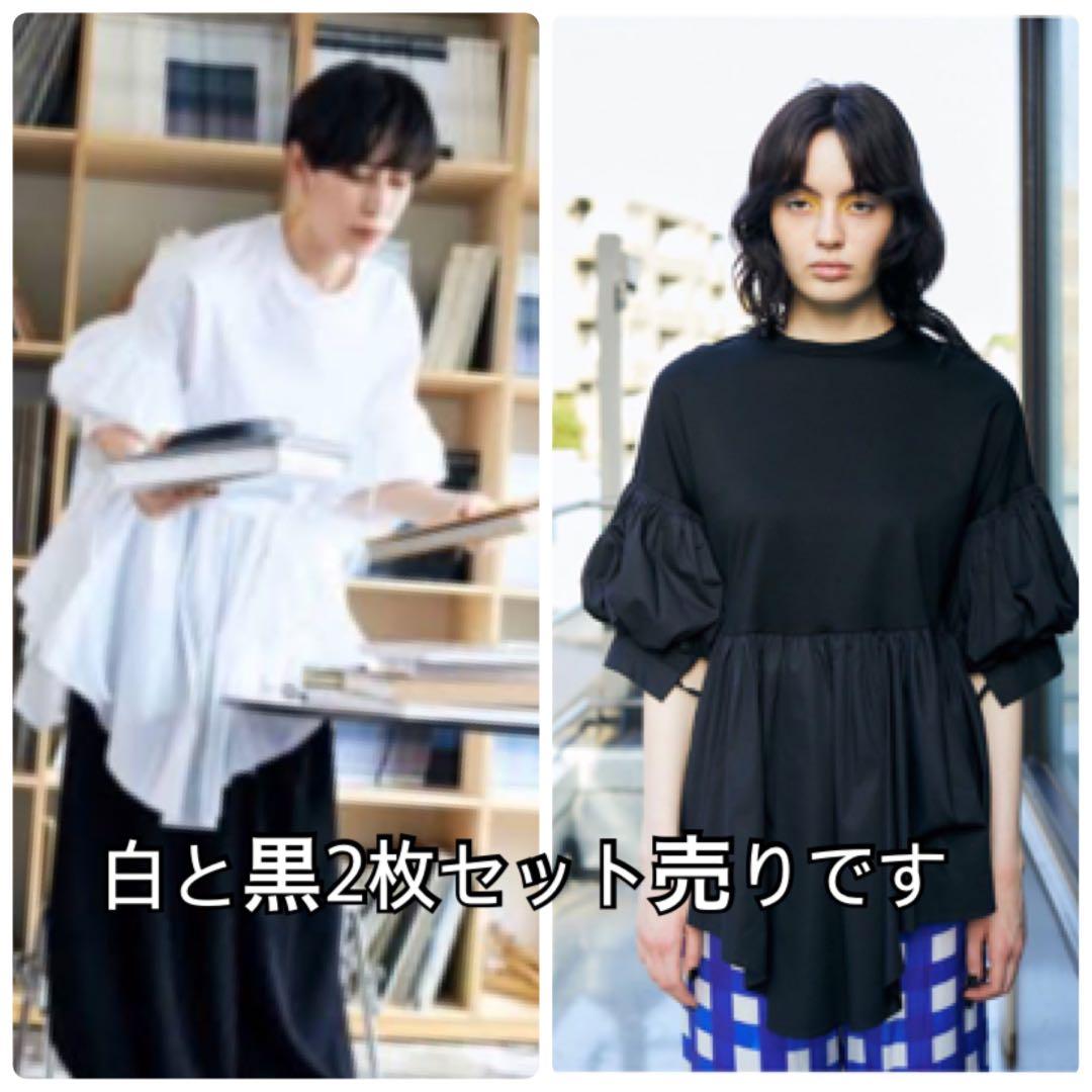 明日まで価格　ENFOLD タイプライターレイヤーライクPULLOVER