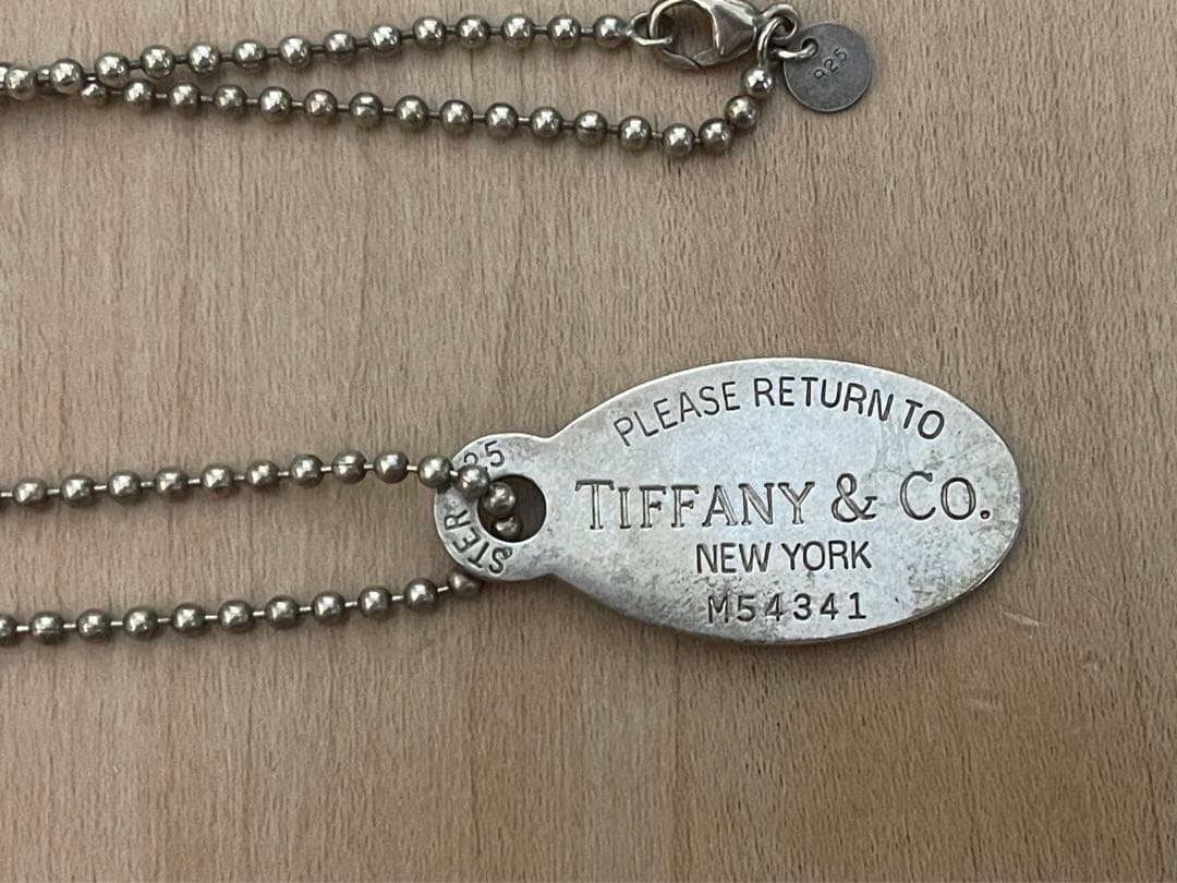 ヴィンテージ Tiffany & Co. ドッグタグ　ネックレス ティファニー
