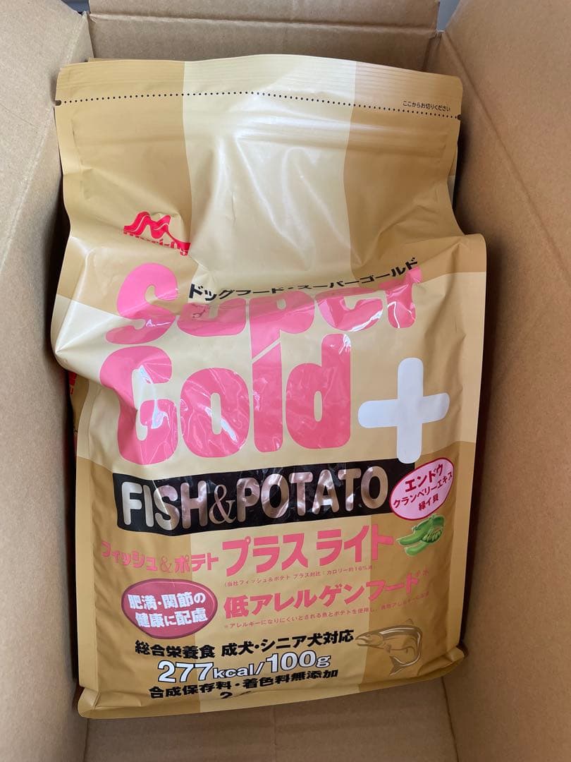 Super Gold Fish & Potato プラスライト2.4kg 3袋