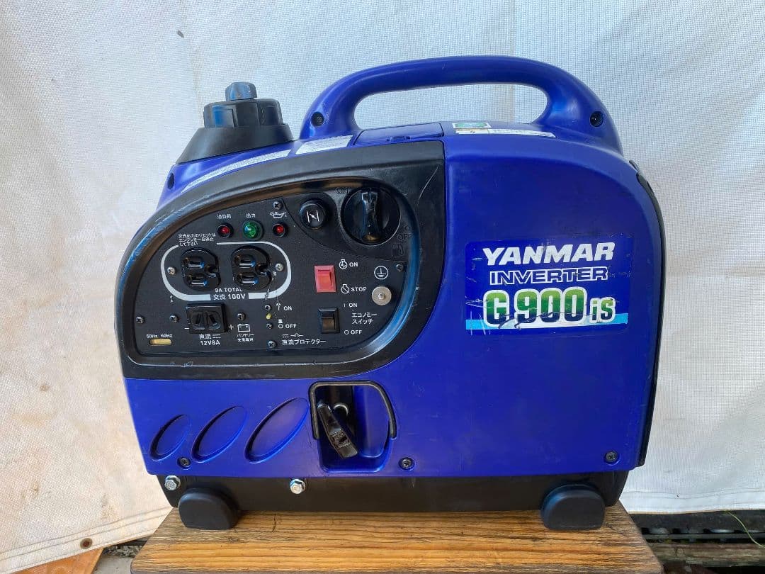 好調エンジン/14日保証付き YANMARインバーターG900IS 発電機