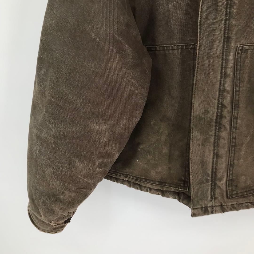 カーハート　トラディショナルジャケット　L　ブラウン　アメリカ製