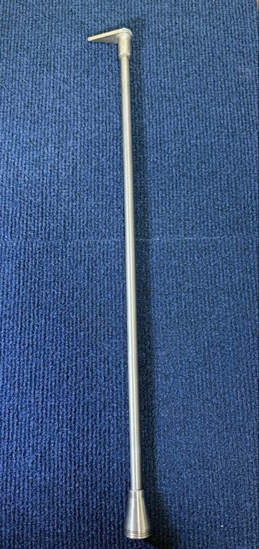 野良ブラスターチタン「一文字鳶付」　鈎付き火吹き棒