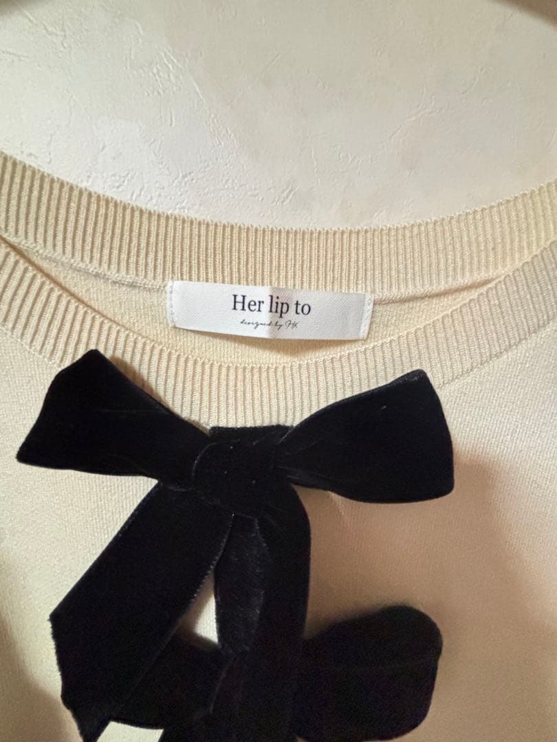 【美品】Herlipto Simone Knit Mini Dress