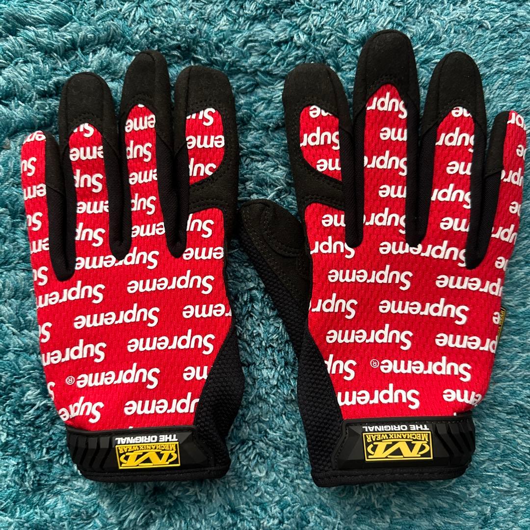 Supreme 17 S/S グローブ レッド/ブラック