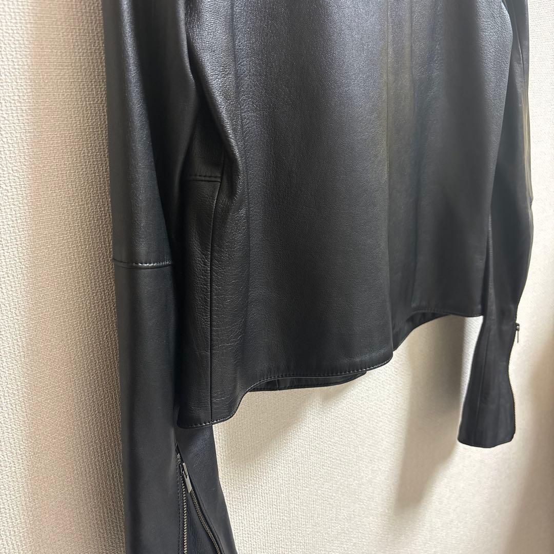 ジジ　セオリーリュクス　ライダース　レザージャケット　黒　ブラック　38号