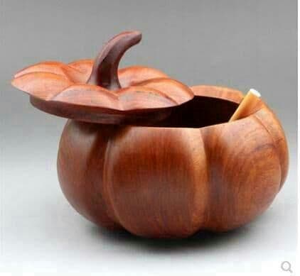 花梨木 収納箱 さとう箱 灰皿 ざつ箱 工芸品 置物