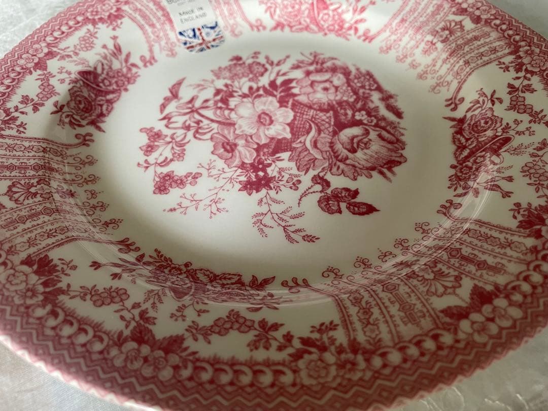 Burleigh 復刻フローラプレート21.5cm 2枚