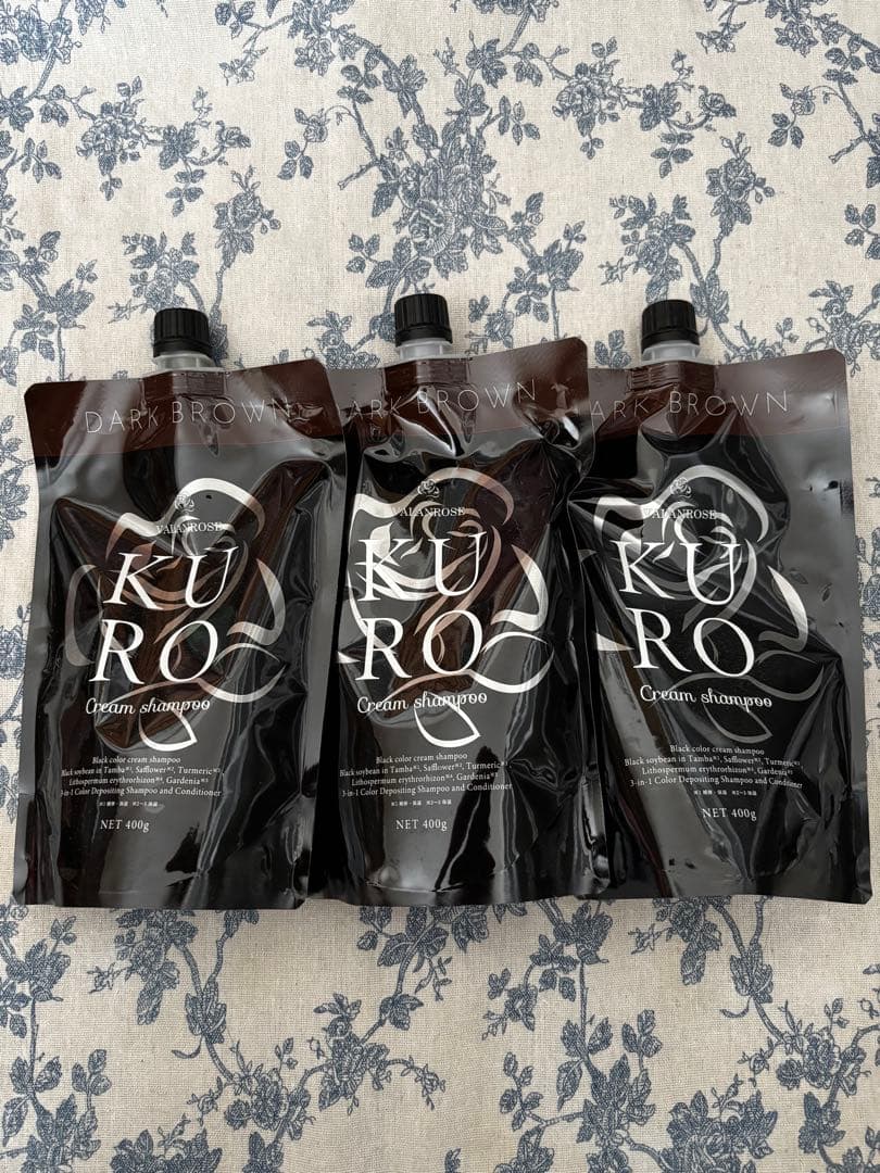 KURO クリームシャンプー ダークブラウン 400g 新品未使用