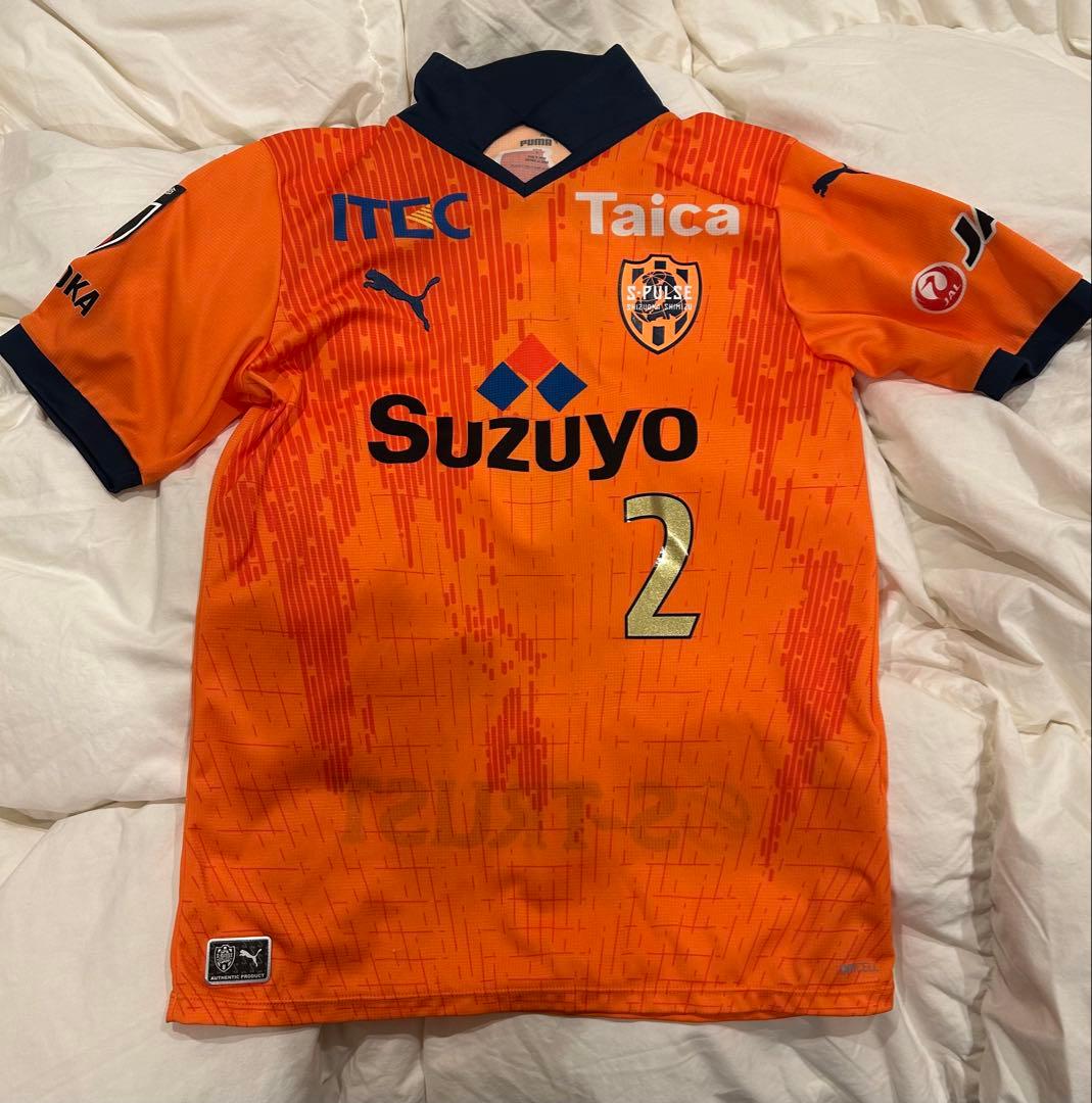 清水エスパルス 2023ユニフォーム ゴールド#2 山原怜音 Ｌサイズ