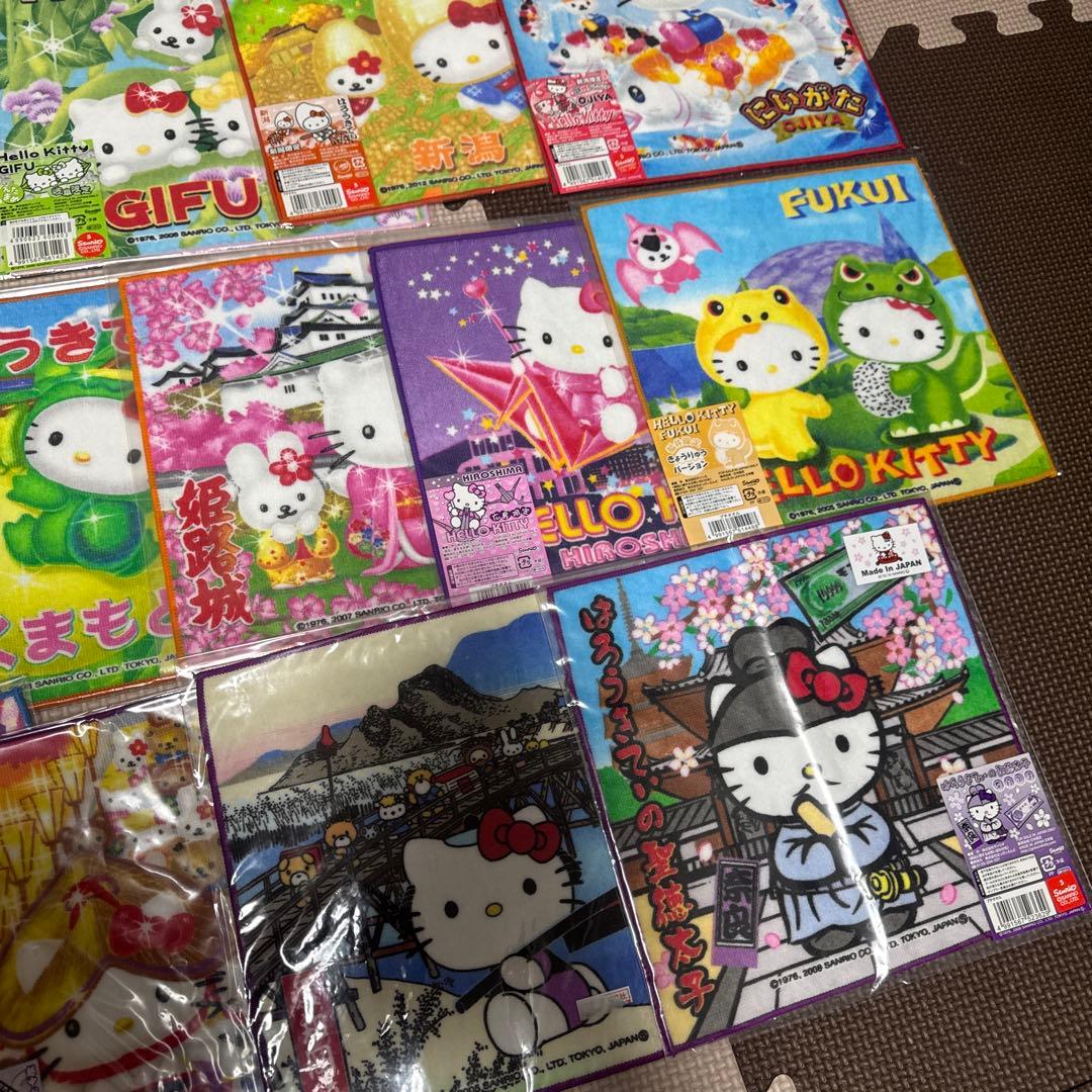 ハローキティタオルアソートセット プチタオル 数量: 19枚セット