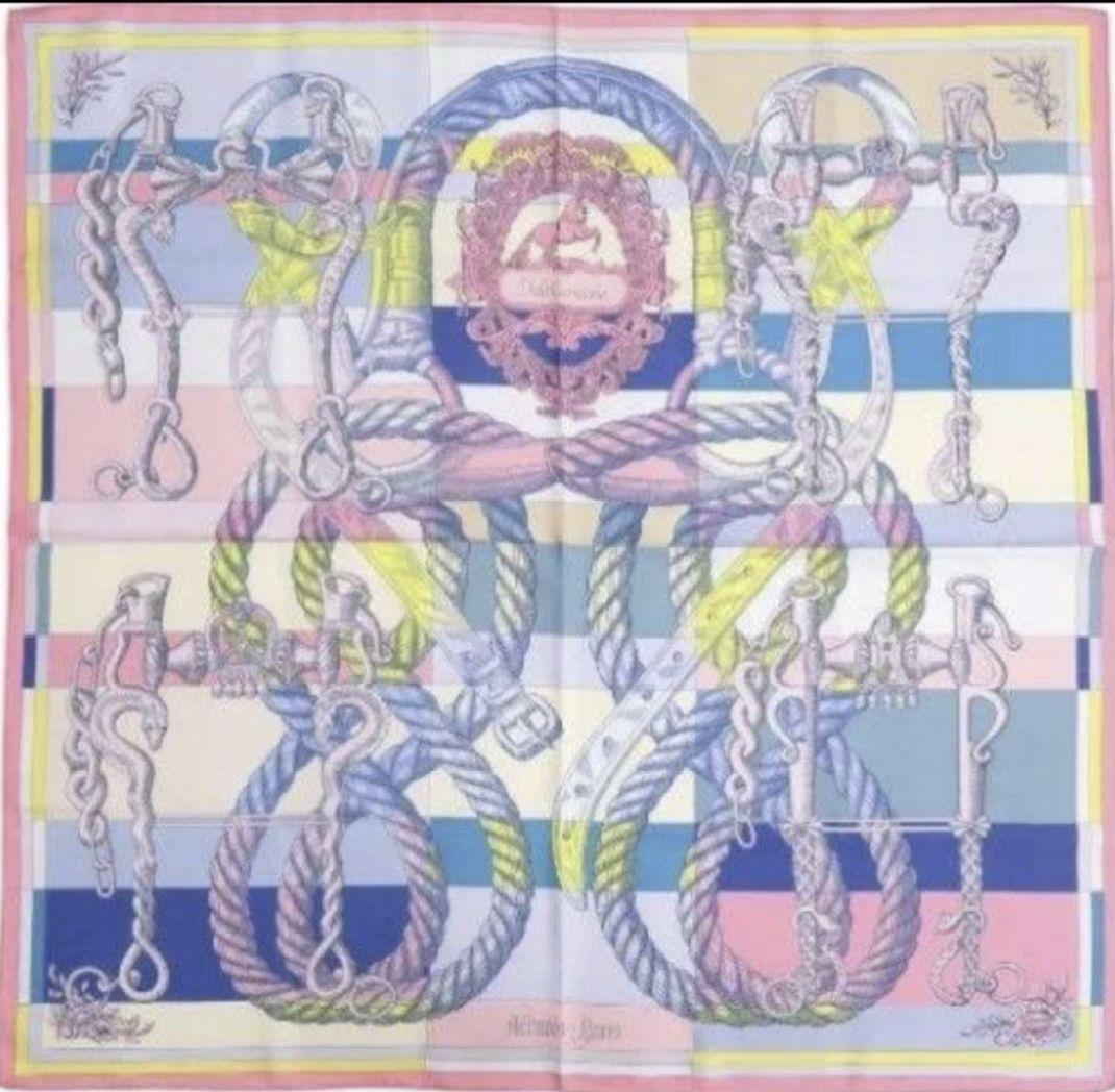 スカーフ シルク ピンク 【中古】 レディース 1枚