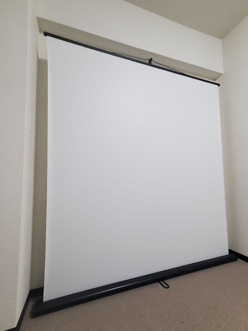 excelimage　100インチ4:3　スクリーン 床置き式