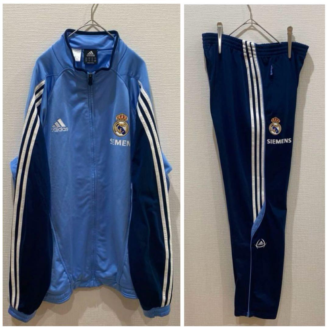 セットアップ ジャージ adidas／レアルマドリード 上下 大きいサイズ