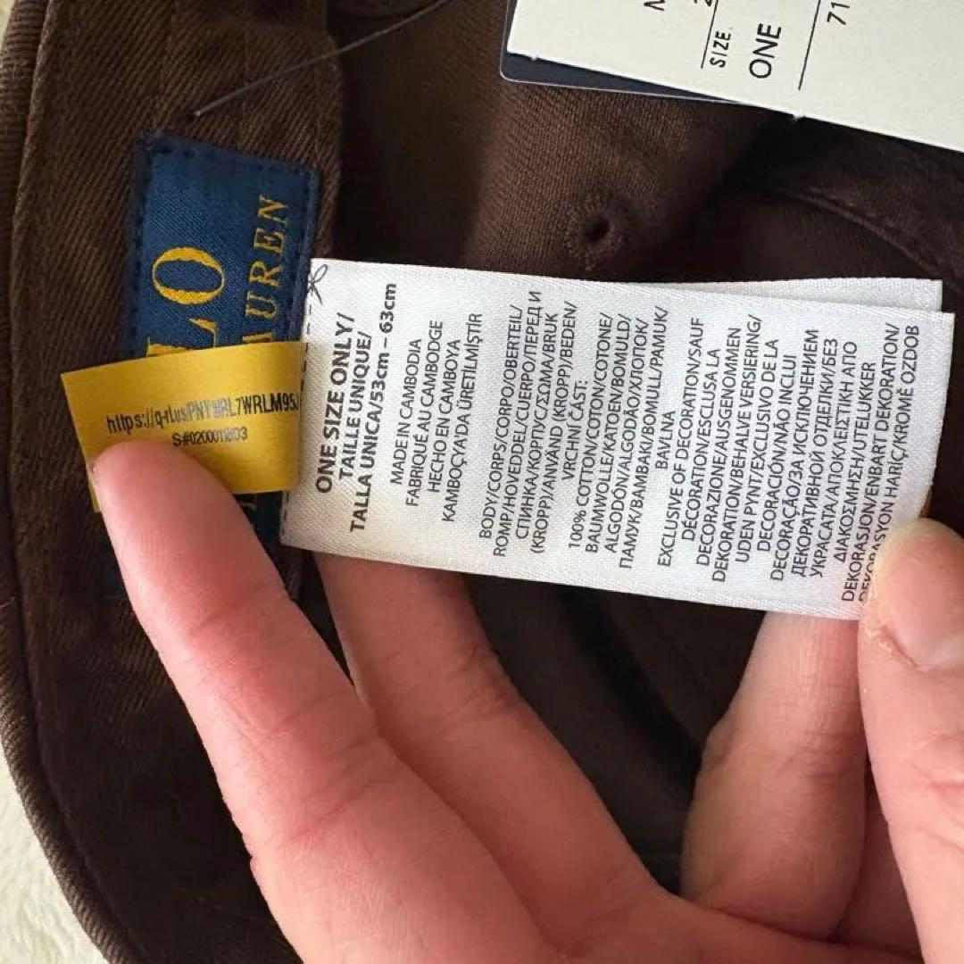 【新品未使用】ラルフローレン　キャップ