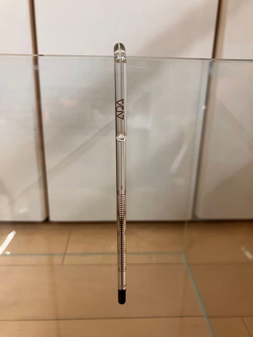 希少 廃盤品 クリアタイプADA 旧ロゴNAサーモメーター　J-06CL