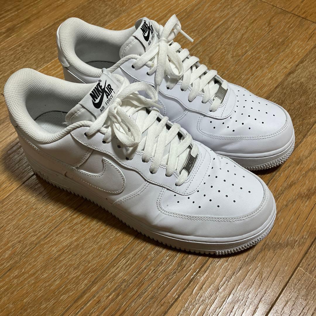 ナイキ エアフォース1ロー 白　フライイーズ28.5cm