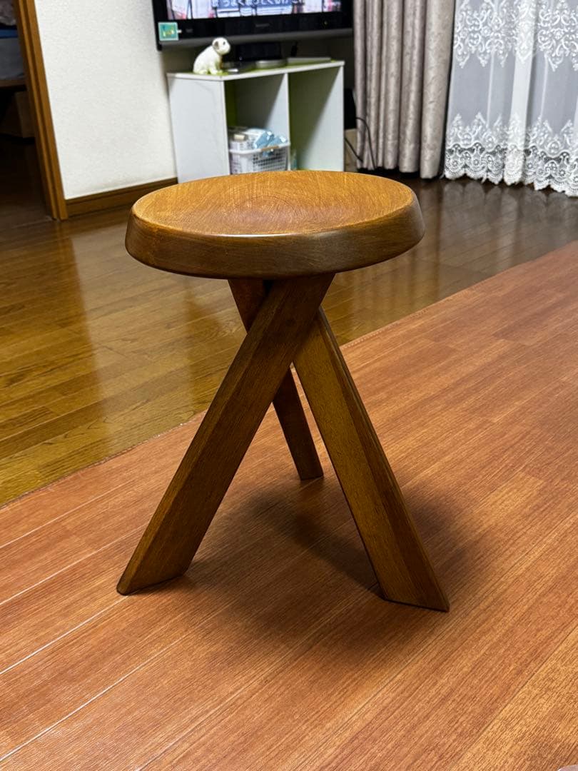 早い者勝ち　ピエールシャポー　シャルロットペリアン　スツール　捻じ脚型