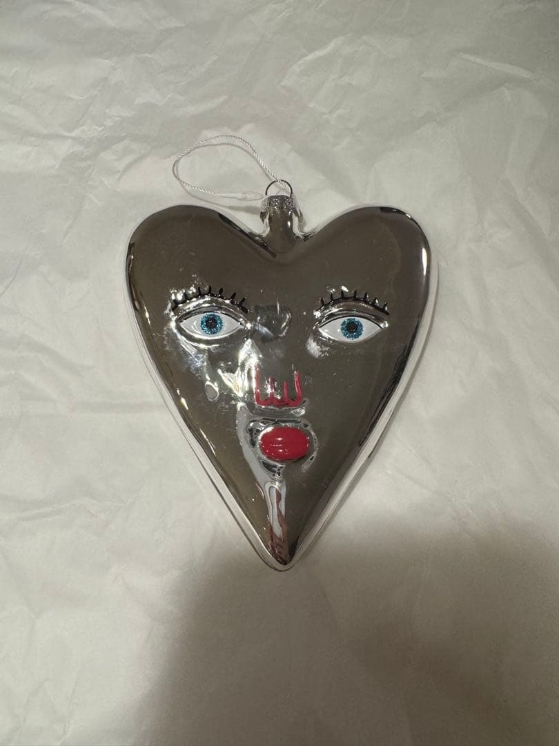 アスティエオーナメント　ハート型クリスマスオーナメント