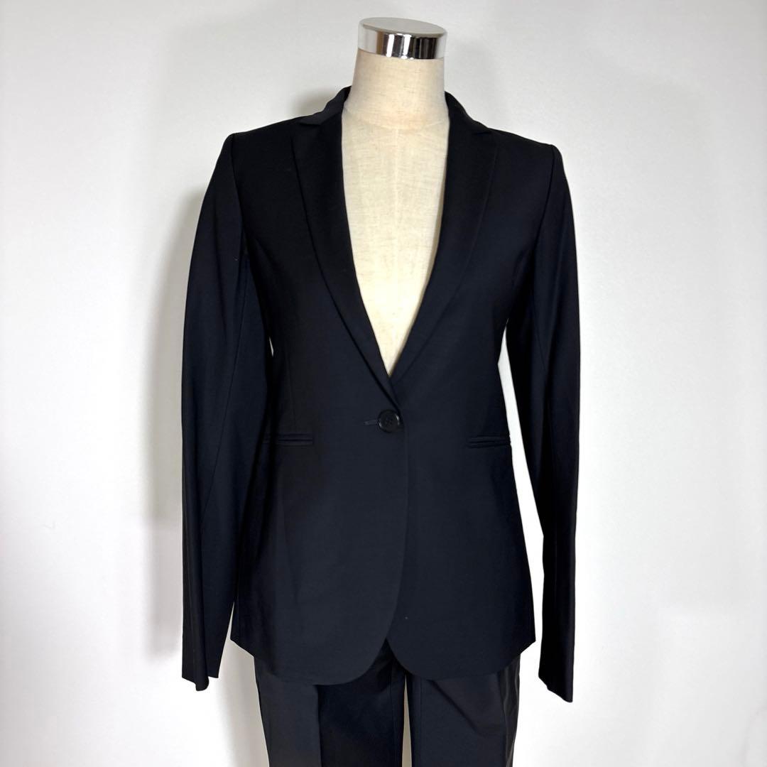 最終値下げ‼️theory セオリースーツセットアップ黒2 M ジャケット　パンツ