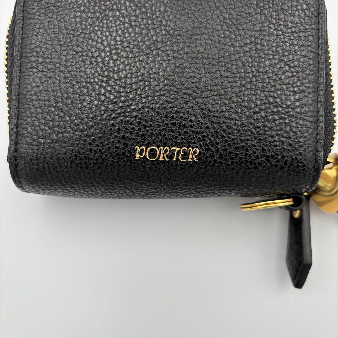 超美品　PORTER TONE トーン ブラック ホイッスル 黒 ポーター