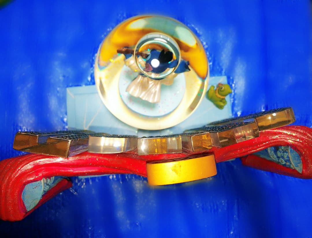 【リロ＆スティッチ】スノーグローブ オルゴール エルビスプレスリー