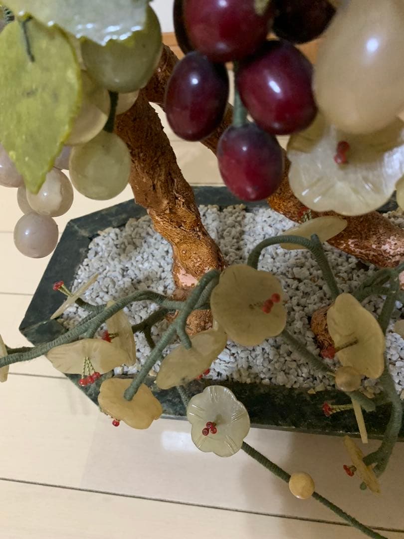 ミニちゃん　(ベビーショップ)さん専用 葡萄の木のオブジェ　縁起物　インテリア