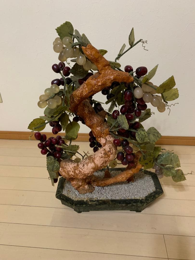 ミニちゃん　(ベビーショップ)さん専用 葡萄の木のオブジェ　縁起物　インテリア