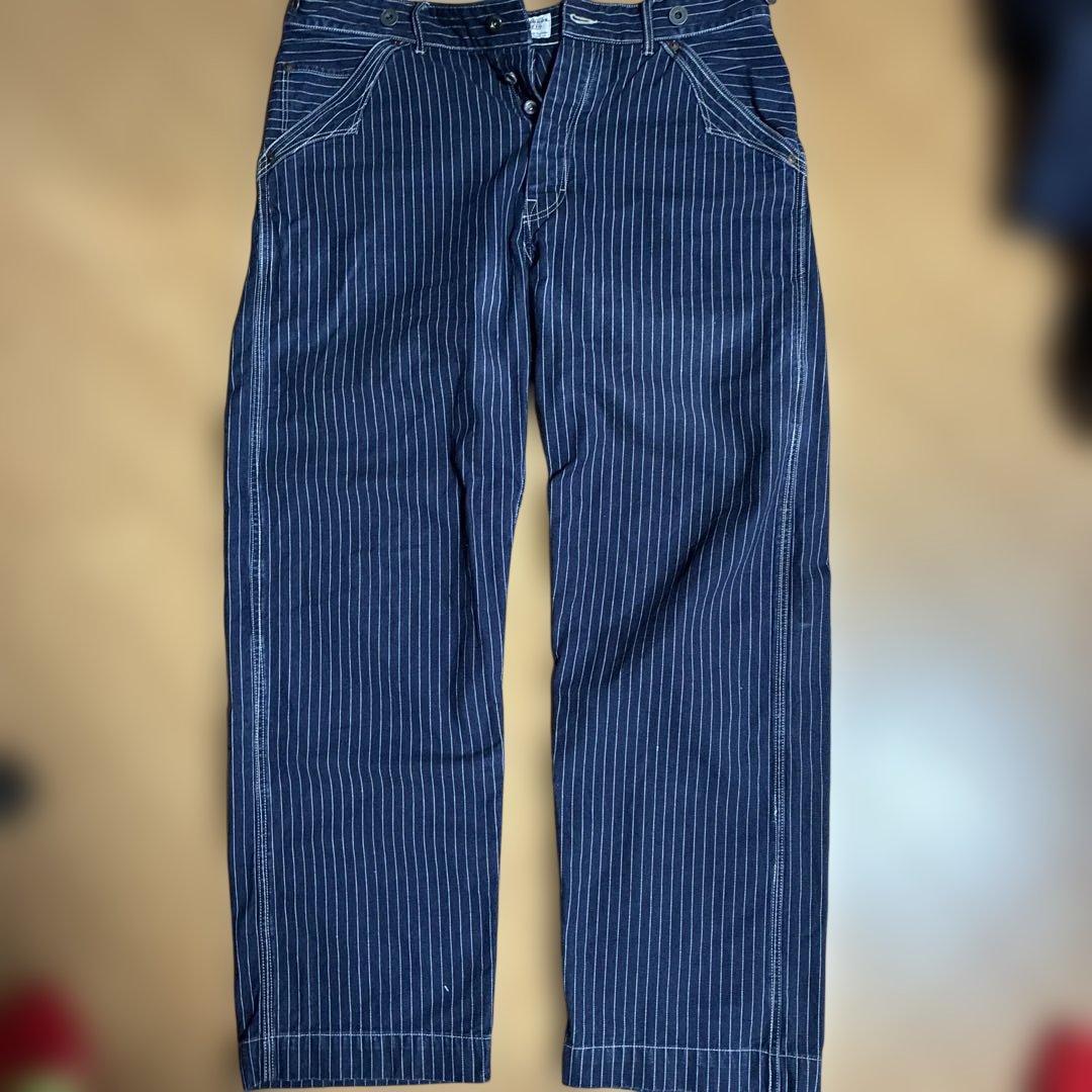 ク*パ様 SCHOTT BROS. PERFECTO ストライプパンツとベストセ