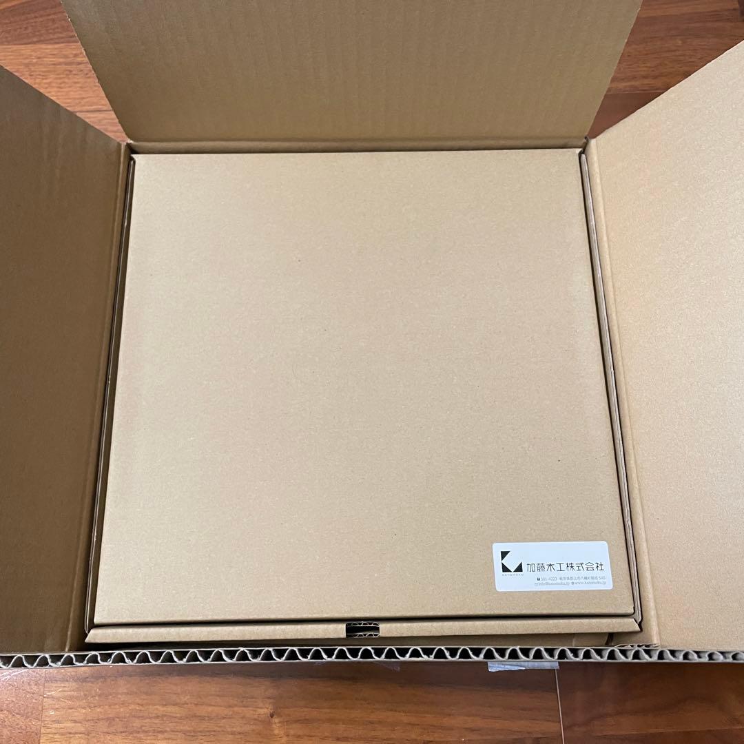 【未使用】KATOMOKU カトモク 電波時計 ウォールナット km-73RC