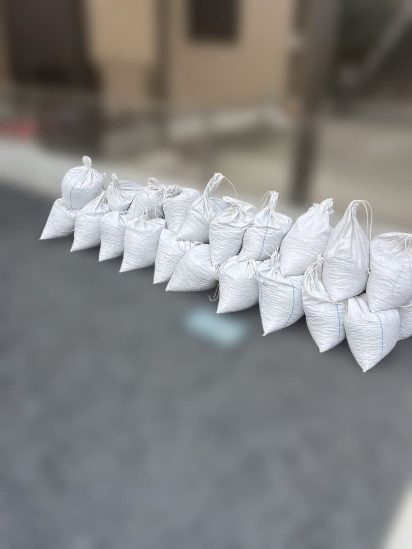 【引取限定！】砂利☆土嚢20袋★