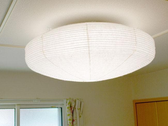 美濃手漉き和紙照明ＬＥＤシーリングライト リモコン付 日本製 和風照明（313）