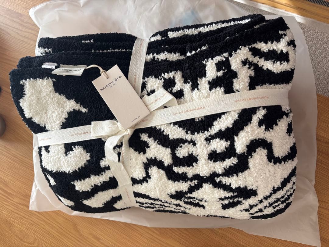 KASHWERE カシウェア　ダマスク ブランケット