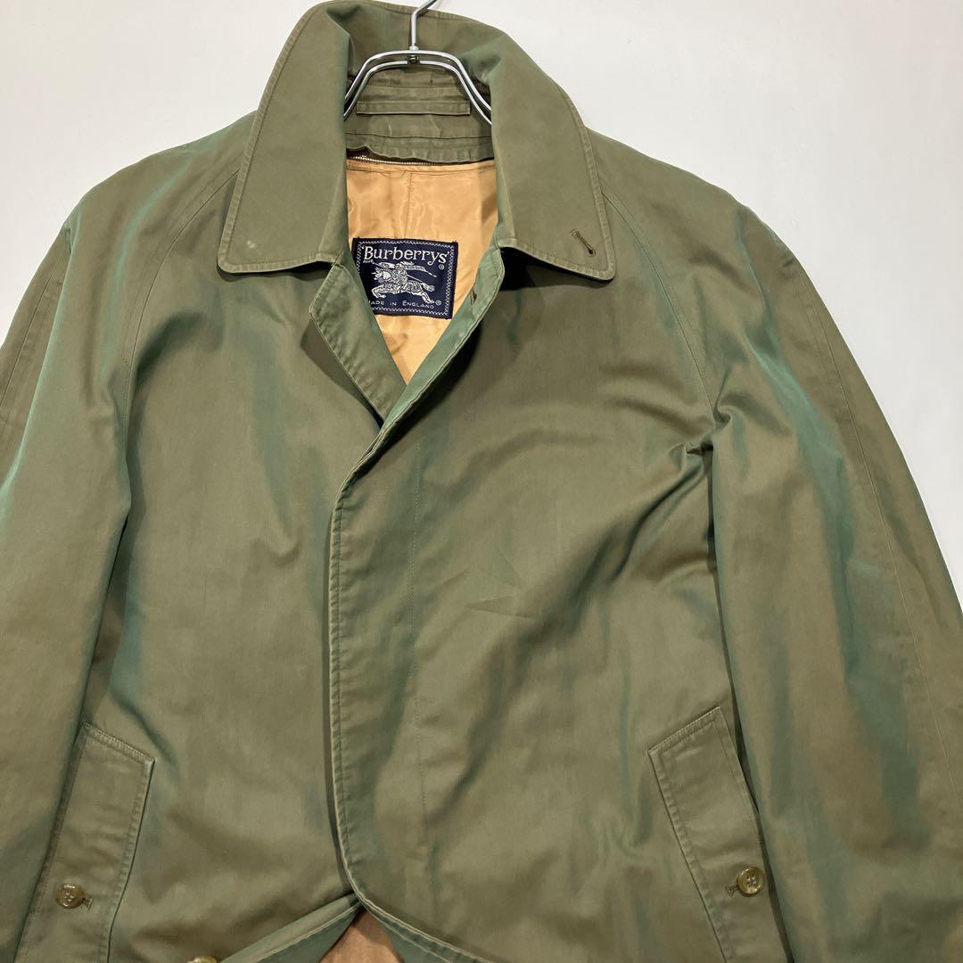 【専用品 バーバリーズ　ロングステンカラーコート　ライナー付　玉虫色　ノバチェ