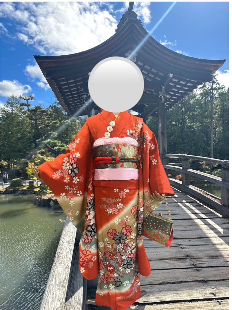 七五三　正絹　着物　フルセット