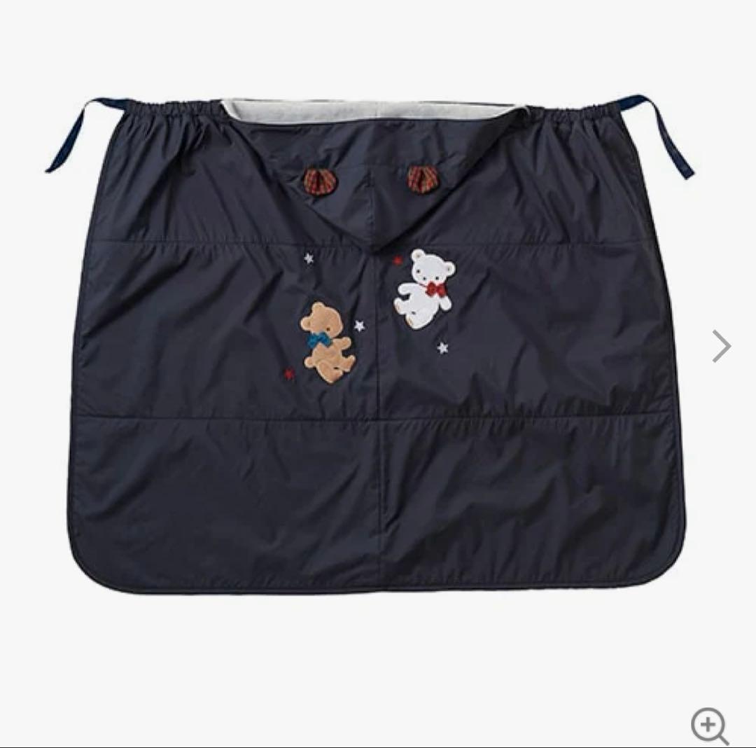 ファミリア　3ウェイブランケット　抱っこ紐ケープ　くま耳　familiar