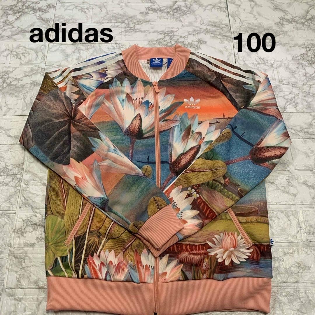 adidas 100 ジャージ　ファイヤーバード　刺繍　トレフォイル　スポーツ