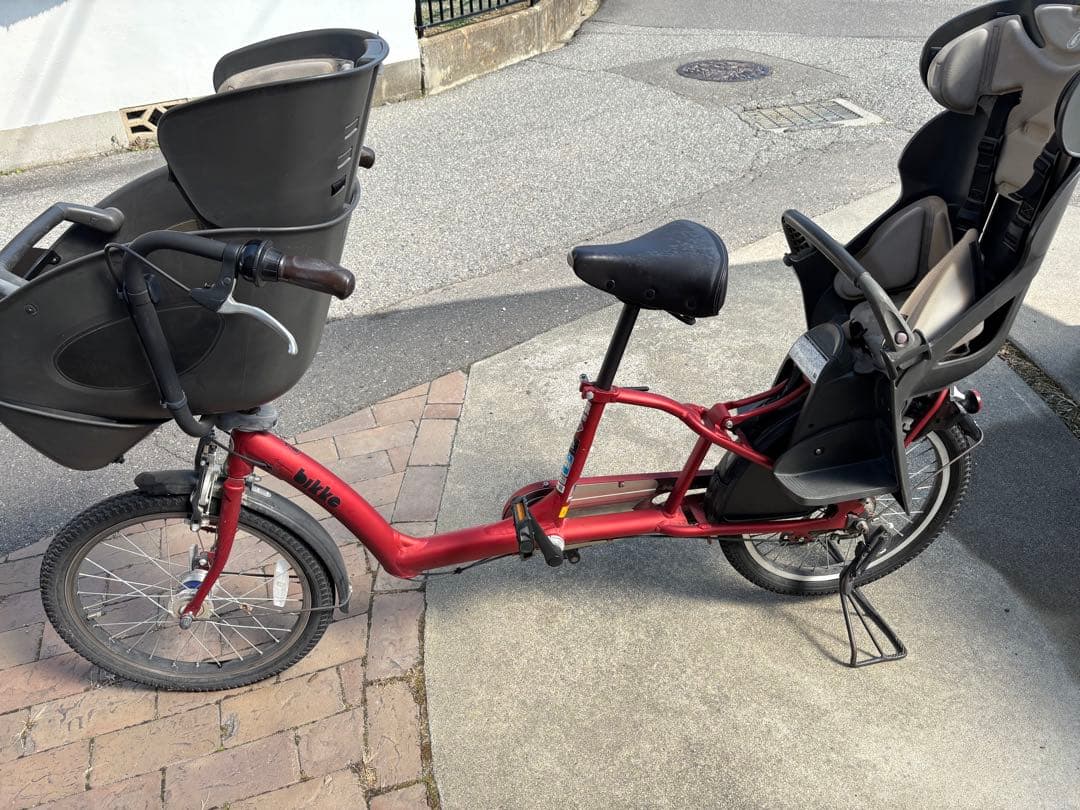 直接取引のみbikke ブリヂストン　非電動子ども乗せ自転車　チャイルドシート