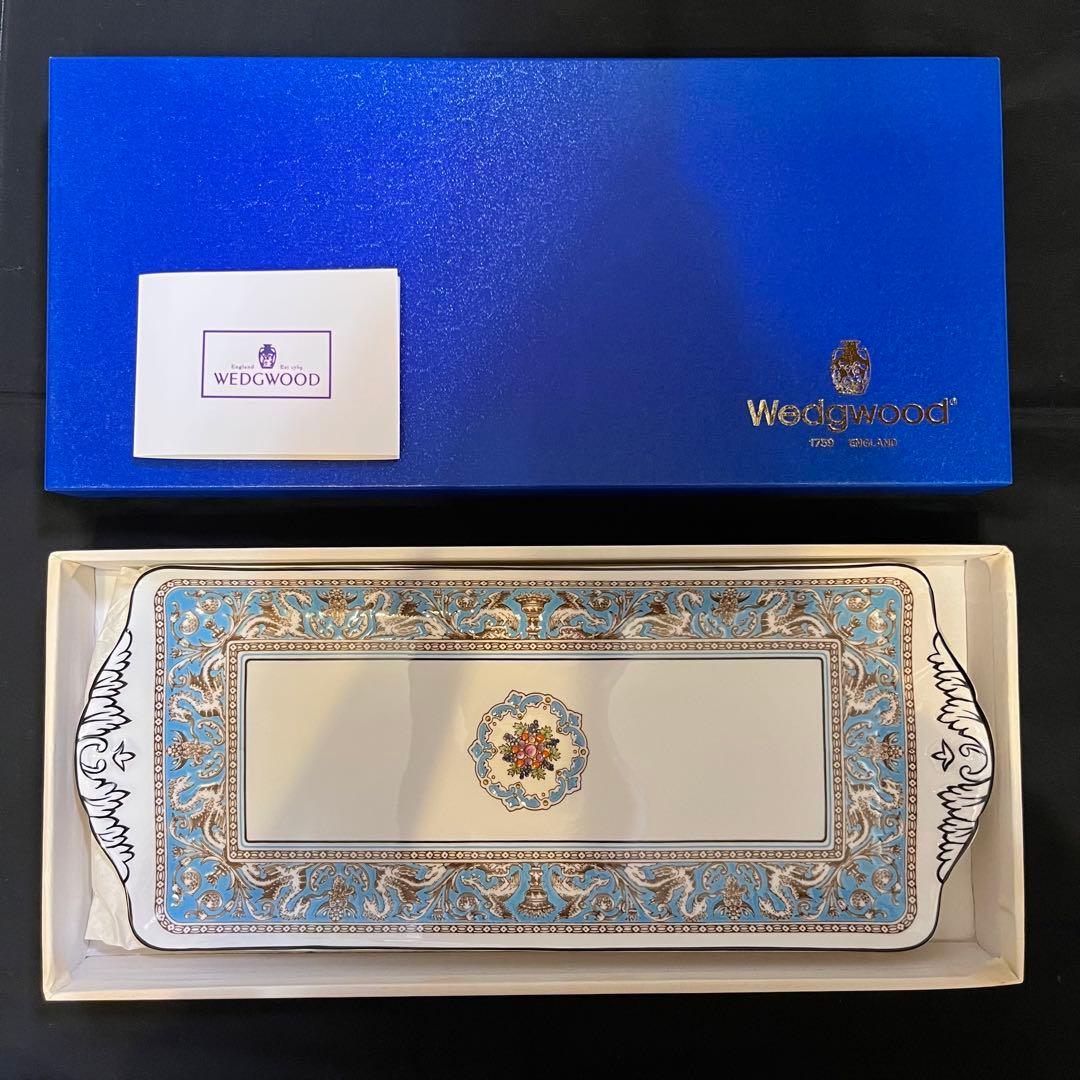 ★黒壺★  フロレンティーン ターコイズ サンドウィッチプレート