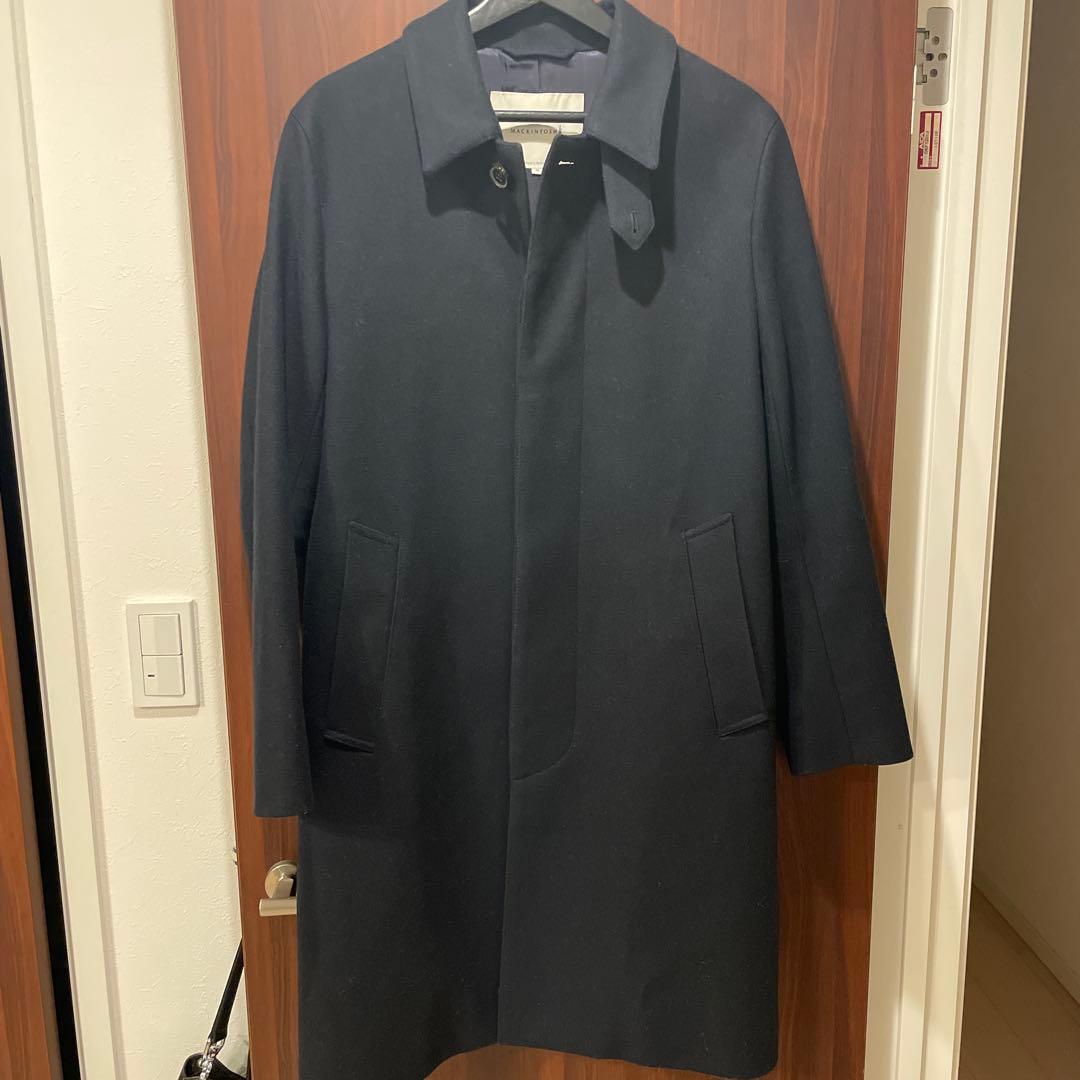 現行　MACKINTOSH ステンカラーコート 36 ネイビー