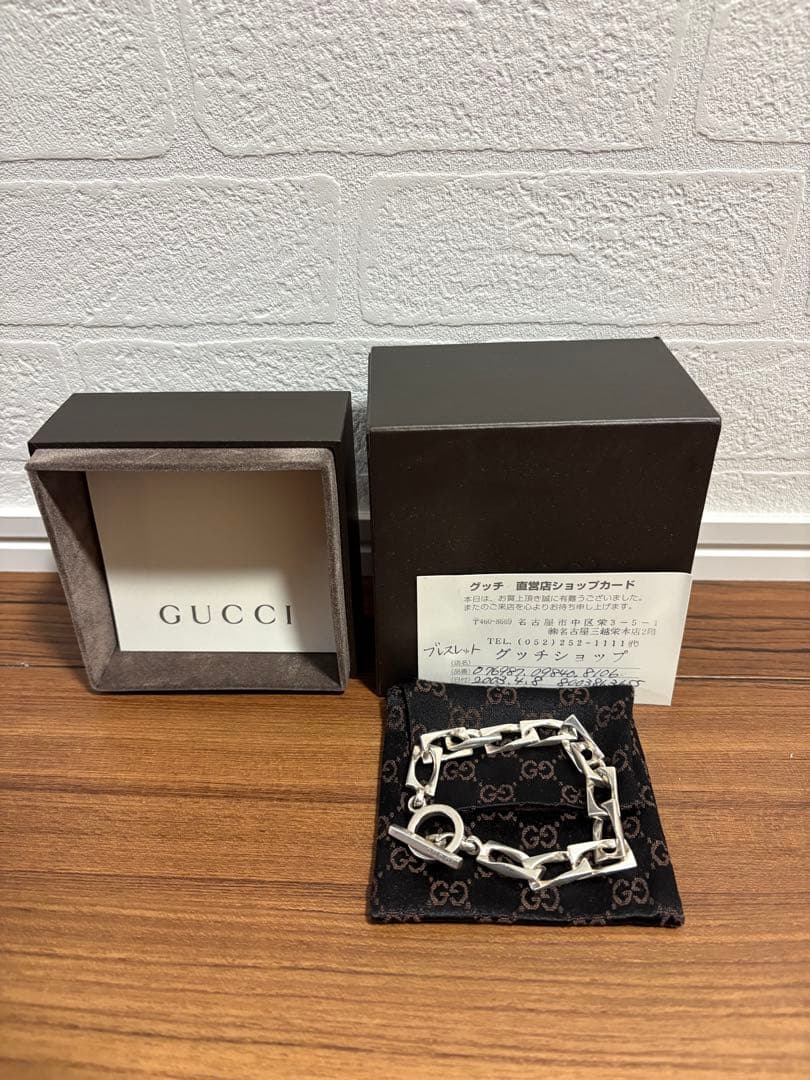 【最終値下げ】GUCCI トムフォード期　フィガロブレスレット