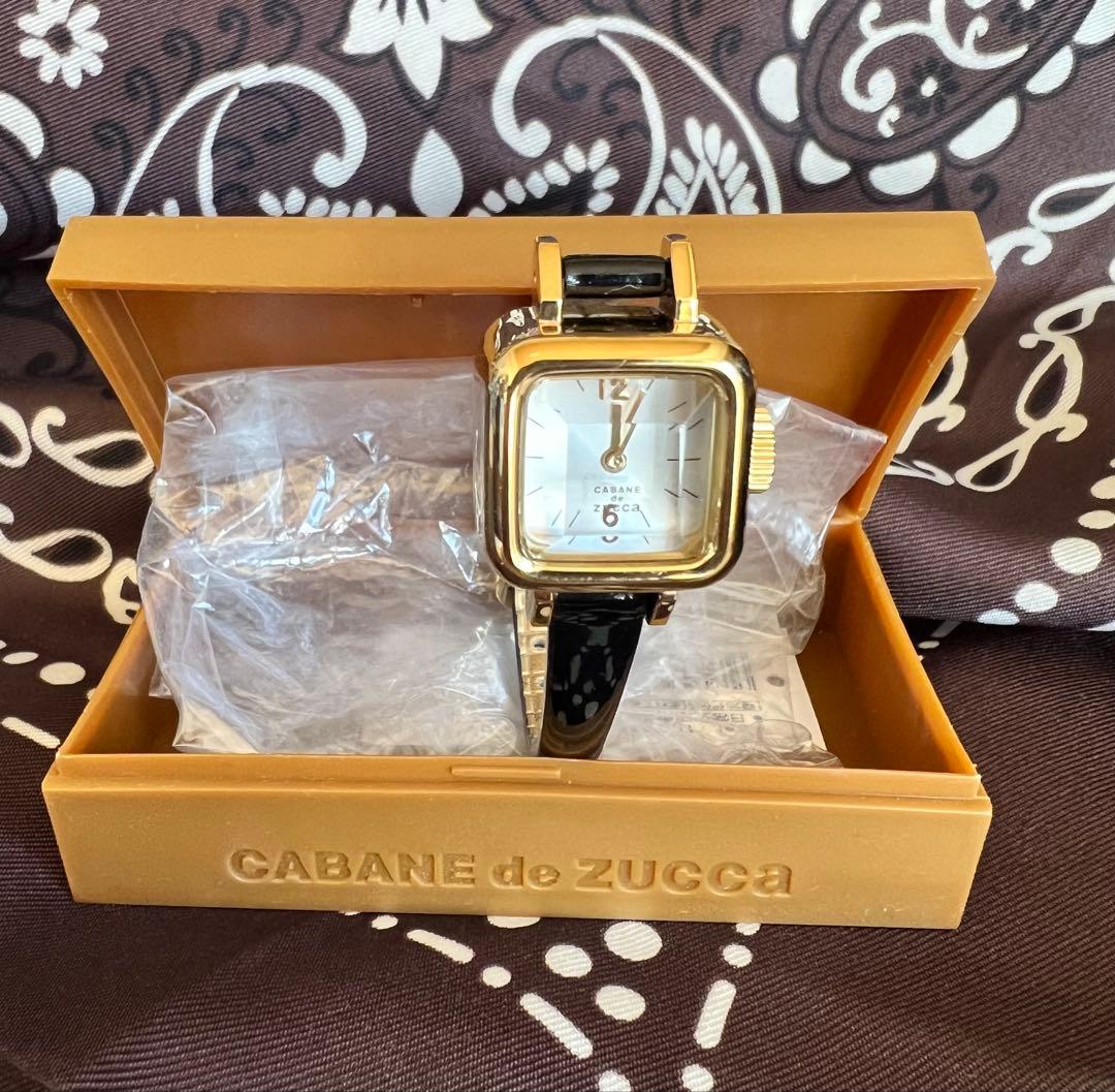 値下げ！CABANE de ZUCCA 腕時計 ゴールド/ブラック