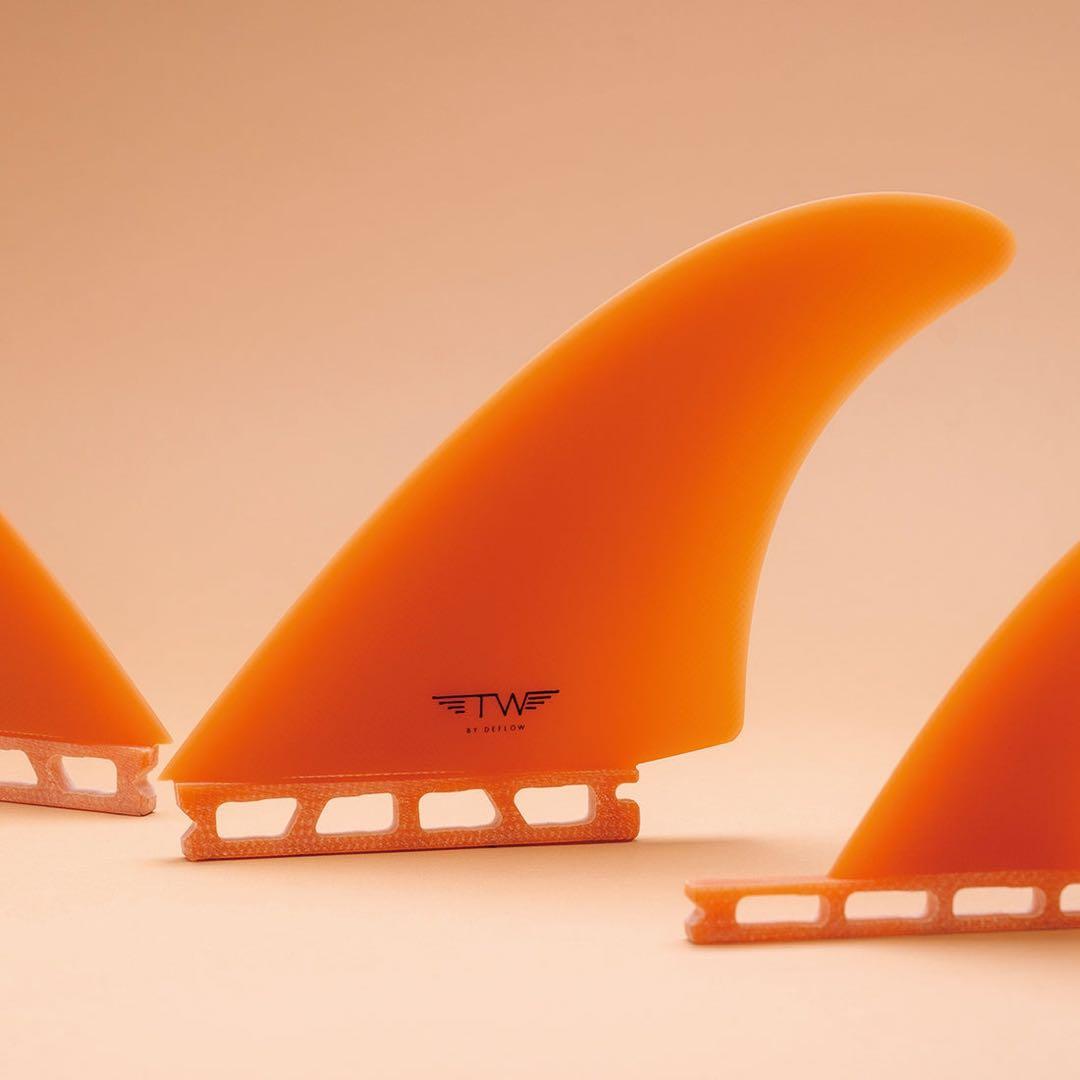 Deflow サーフボードフィンTW TWIN+1 TRAILER