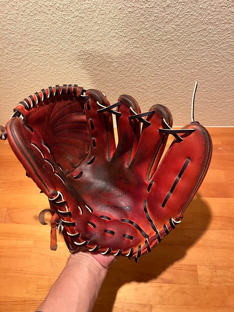 ミズノプロ オーダー 硬式 投手用 グローブ 即戦力 革質良好　即購入禁止