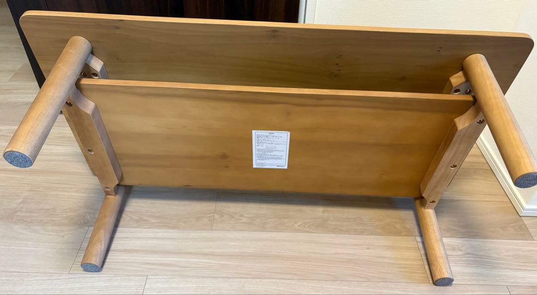 【MUJI/無印良品】ローテーブル/オーク材