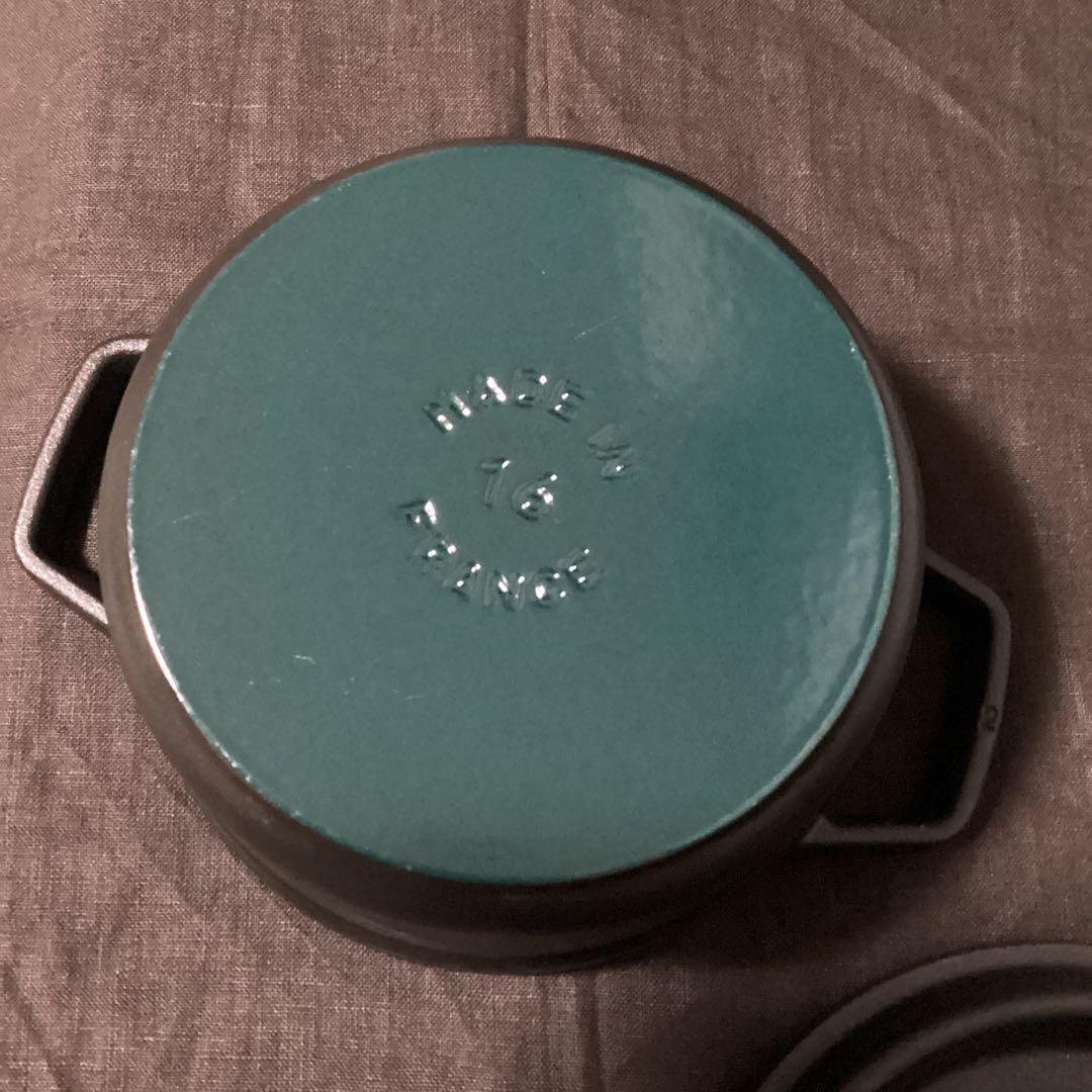 ストウブ　ピコ ココット ラウンド ブラック 16cm 両手鍋