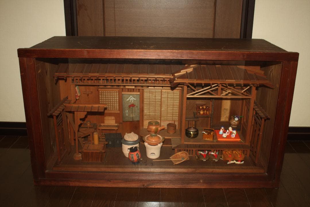 希少！ 手作りオリジナル古～い置物細工  江戸/明治/大正ロマン/昭和レトロ