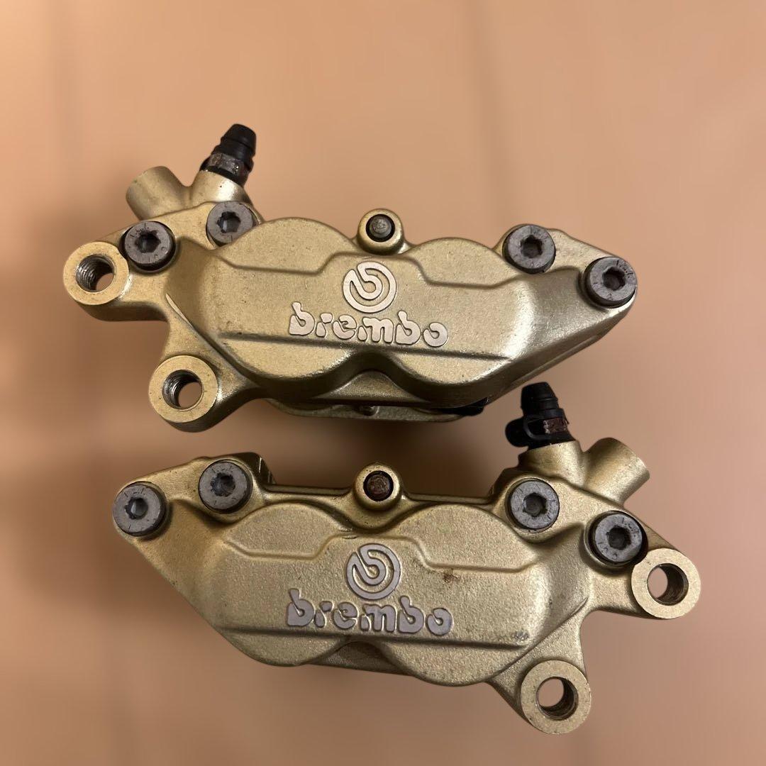 ゼファー750 brembo ブレンボ　ブレーキキャリパー ゴールド