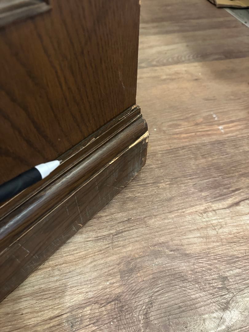 【東京都23区配送無料】アンティーク　大型　本棚　ブックケース　飾り棚　シェルフ